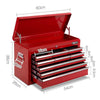 Giantz 9 Drawer Mechanic Tool Box Storage - Red Deals499