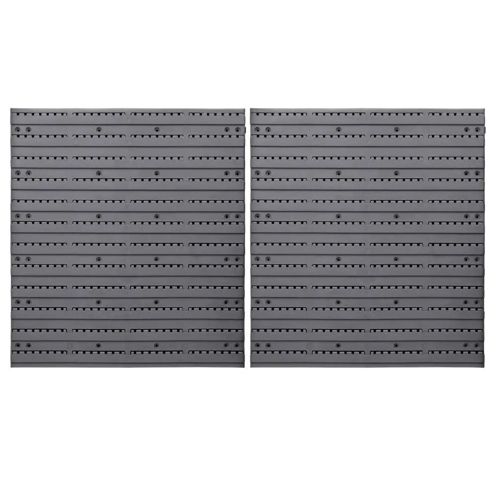 Giantz 96 Storage Bin Rack Wall-Mounted Tool Parts Garage Shelving Organiser Deals499