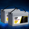 Giantz AGM Deep Cycle Battery 12V 100Ah x2 Box Portable Solar Caravan Camping from Deals499 at Deals499