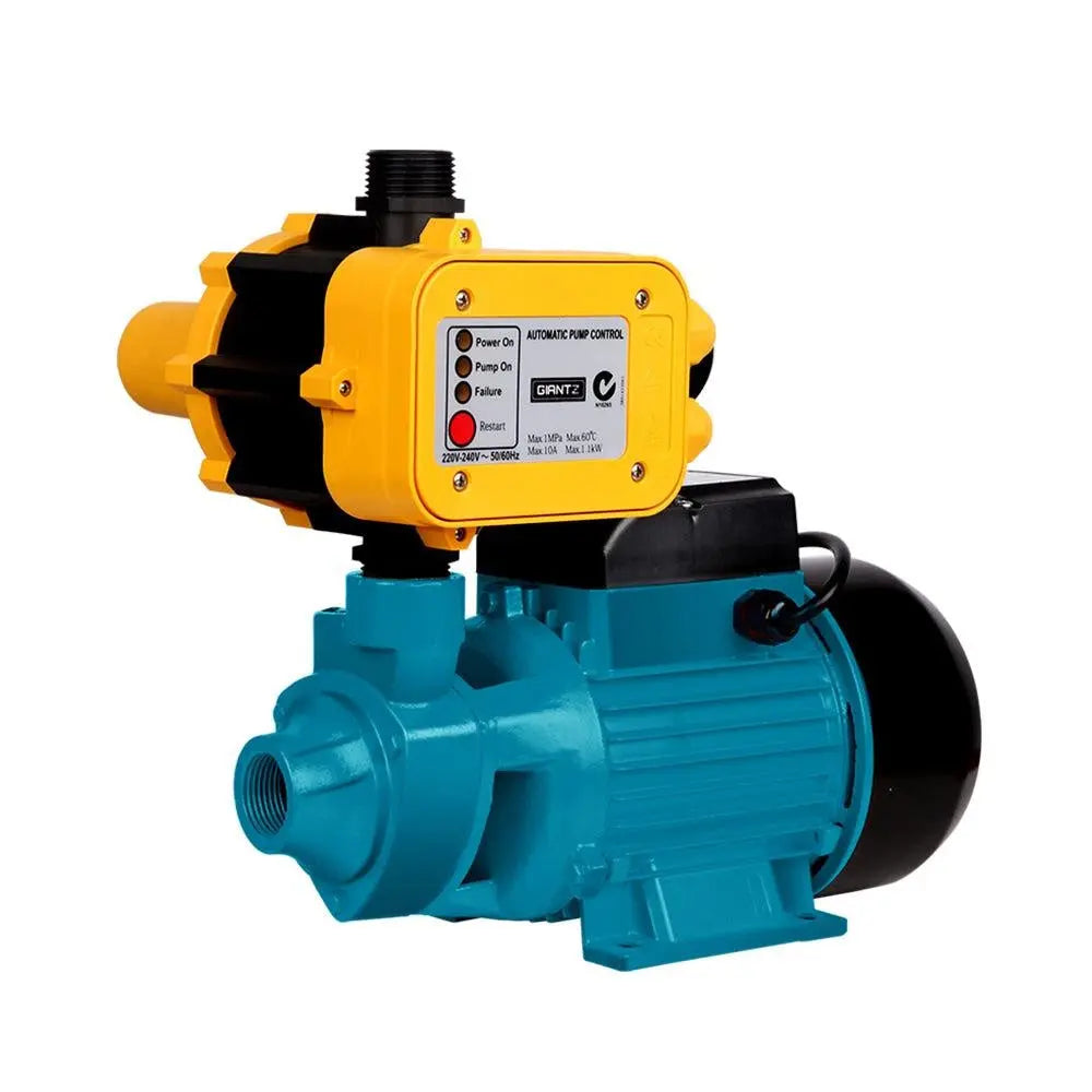 Giantz Auto Peripheral Pump Clean Water Garden Farm Rain Tank Irrigation QB80 Deals499