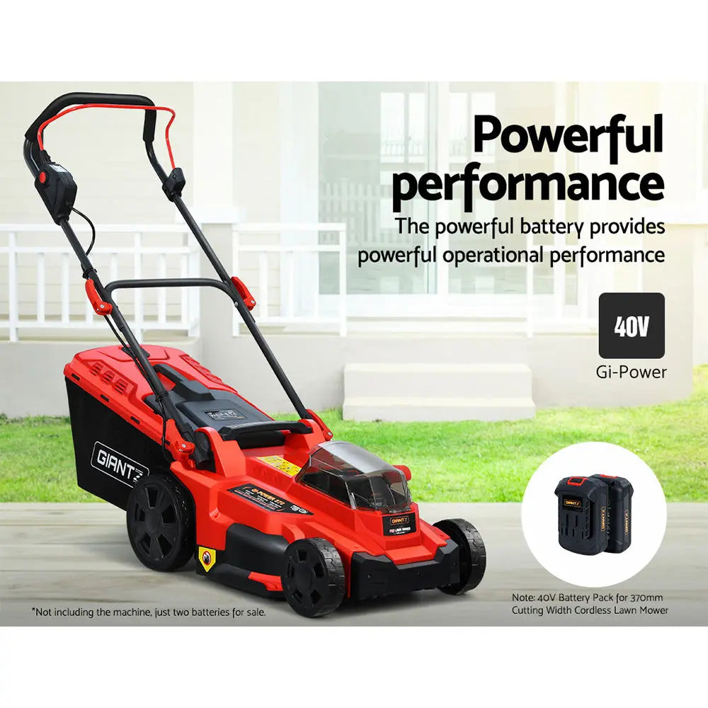 Giantz Lawn Mower 40V Battery Only Cordless 20V x2 Fits LI37 from Deals499 at Deals499
