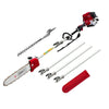 Giantz Pole Chainsaw 4 Stroke Petrol Hedge Trimmer Pruner Chain Saw Long Deals499