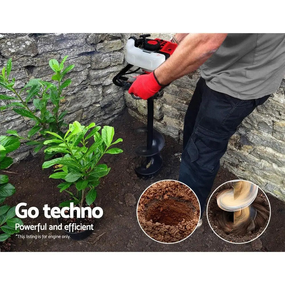 Giantz Post Hole Digger Petrol Diggers Only Motor Complete Earth Auger 92CC Deals499