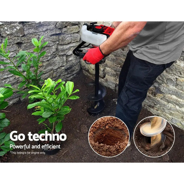 Giantz Post Hole Digger Petrol Diggers Only Motor Complete Earth Auger 92CC Deals499