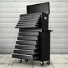 Giantz Tool Box Chest Trolley 16 Drawers Cabinet Cart Garage Toolbox Black Deals499