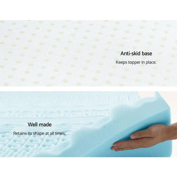 Giselle Bedding 11-zone Memory Foam Mattress Topper 8cm - King Giselle
