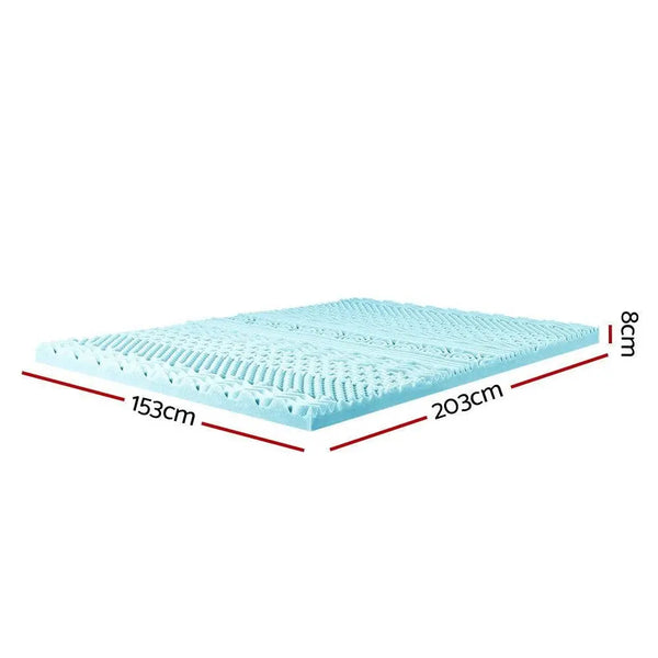 Giselle Bedding 11-zone Memory Foam Mattress Topper 8cm - Queen Giselle
