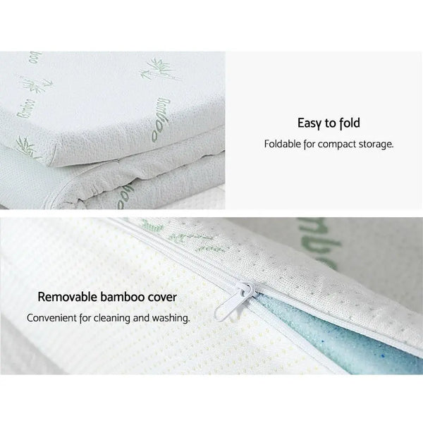 Giselle Bedding 11-zone Memory Foam Mattress Topper 8cm - Queen Giselle