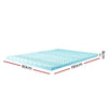 Giselle Bedding 11-zone Memory Foam Mattress Topper 8cm - Single Giselle