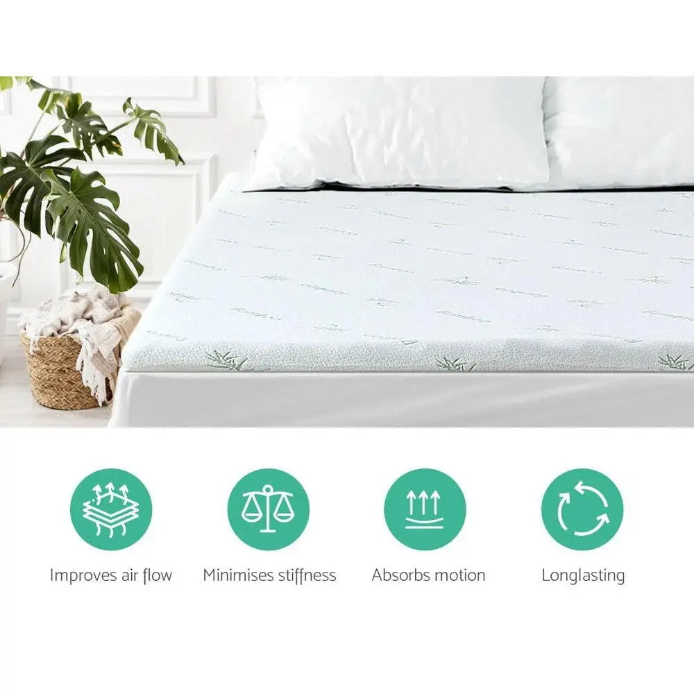 Giselle Bedding 11-zone Memory Foam Mattress Topper 8cm - Single Giselle