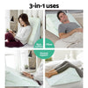Giselle Bedding 2X Memory Foam Wedge Pillow Neck Back Support with Cover Waterproof Bamboo Giselle