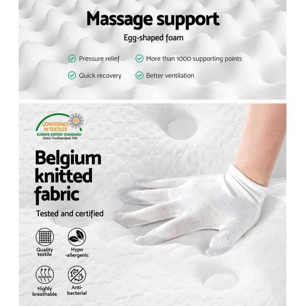 Giselle Bedding 34cm Mattress Euro Top King from Deals499 at Deals499