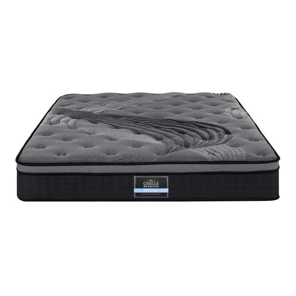 Giselle Bedding Alanya Euro Top Pocket Spring Mattress 34cm Thick Double Giselle