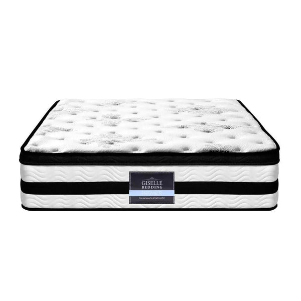Giselle Bedding Algarve Euro Top Pocket Spring Mattress 34cm Thick Single Giselle