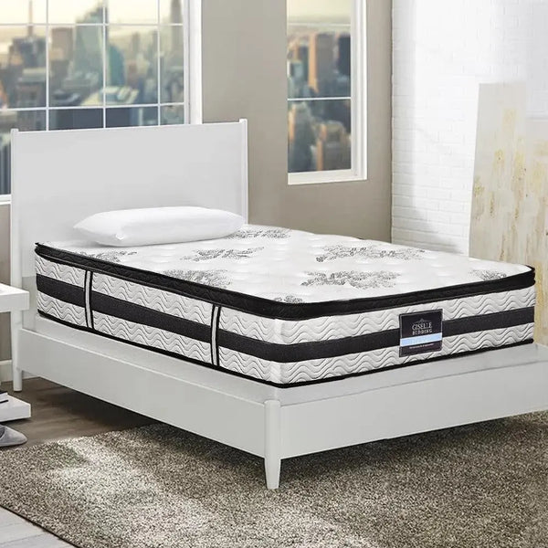 Giselle Bedding Algarve Euro Top Pocket Spring Mattress 34cm Thick Single Giselle