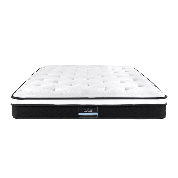 Giselle Bedding Bonita Euro Top Bonnell Spring Mattress 21cm Thick Single Giselle