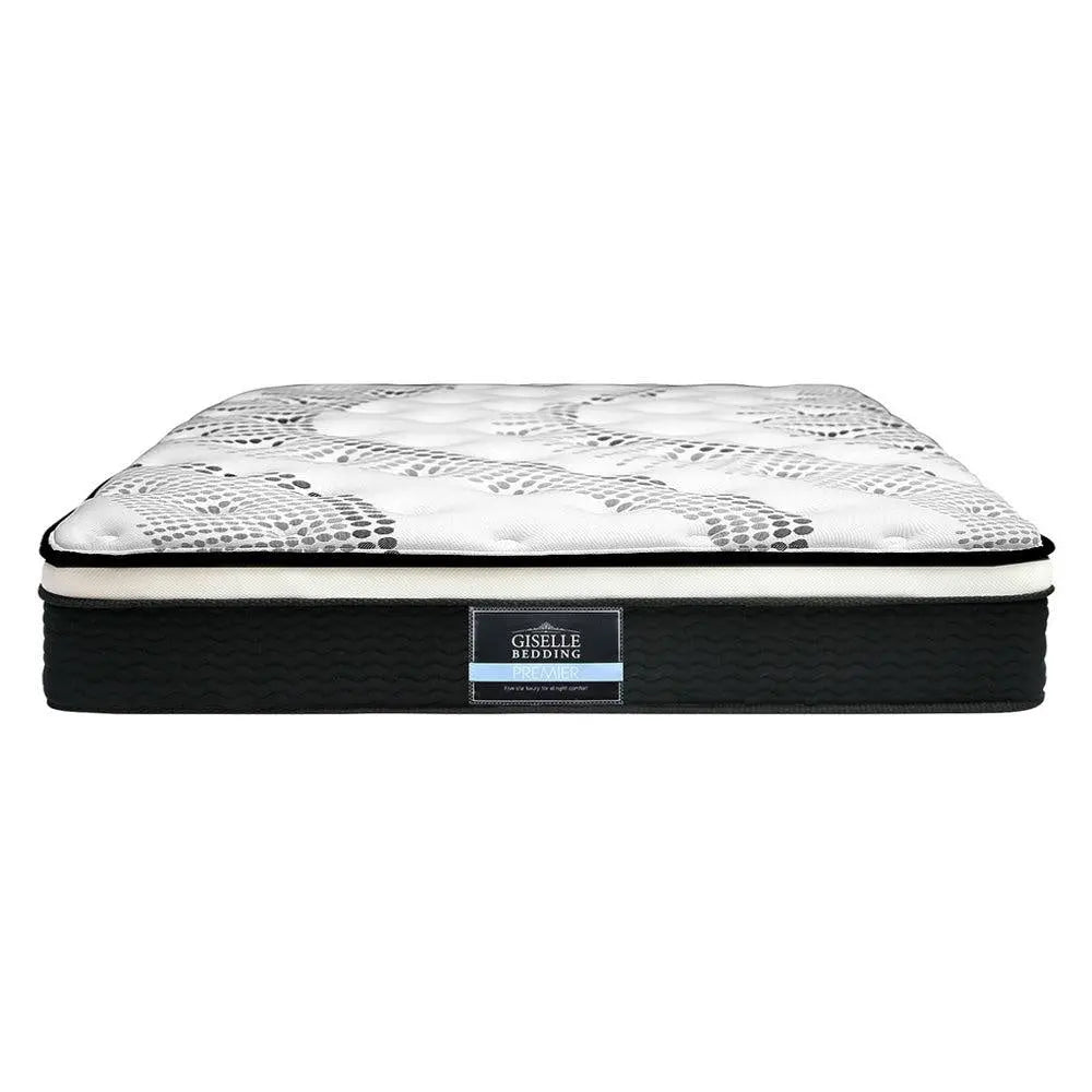 Giselle Bedding Como Euro Top Pocket Spring Mattress 32cm Thick King Giselle