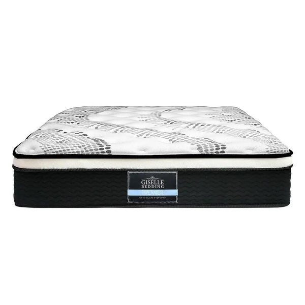 Giselle Bedding Como Euro Top Pocket Spring Mattress 32cm Thick King Single Giselle