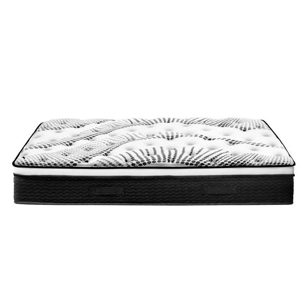 Giselle Bedding Como Euro Top Pocket Spring Mattress 32cm Thick King Single Giselle