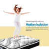 Giselle Bedding Como Euro Top Pocket Spring Mattress 32cm Thick King Single Giselle