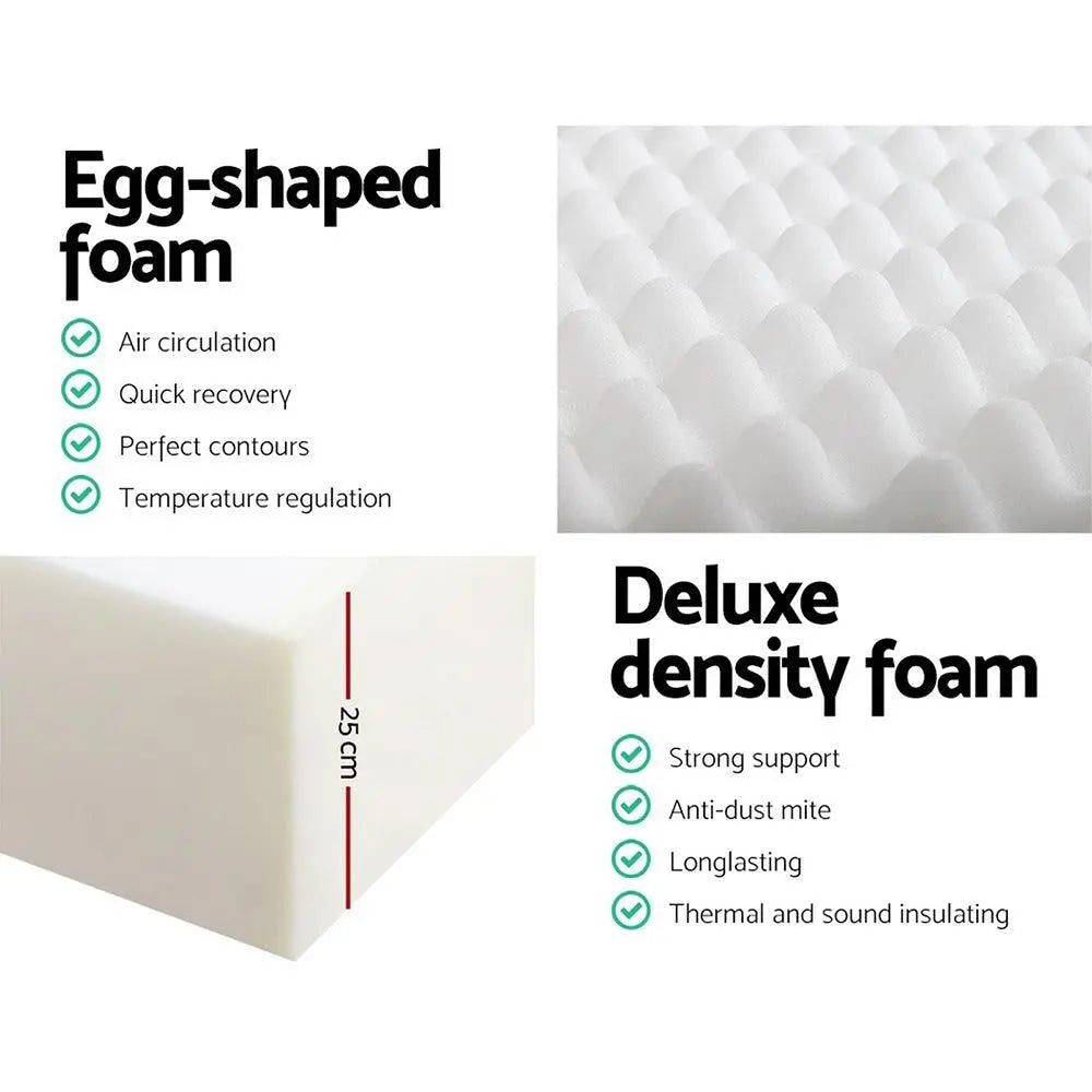 Giselle Bedding Cool Gel Memory Foam Mattress King Single Size Giselle