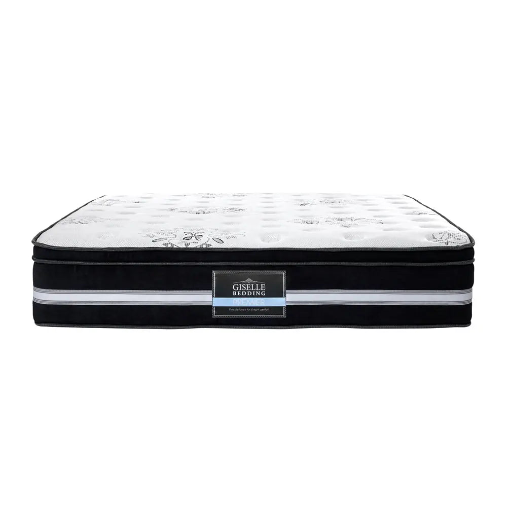 Giselle Bedding Donegal Euro Top Cool Gel Pocket Spring Mattress 34cm Thick King Giselle