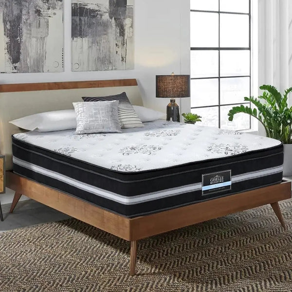Giselle Bedding Donegal Euro Top Cool Gel Pocket Spring Mattress 34cm Thick King Giselle