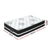 Giselle Bedding Donegal Euro Top Cool Gel Pocket Spring Mattress 34cm Thick Single Giselle