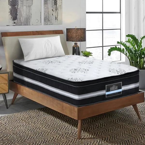 Giselle Bedding Donegal Euro Top Cool Gel Pocket Spring Mattress 34cm Thick Single Giselle