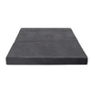 Giselle Bedding Double Size Folding Foam Mattress Portable Bed Mat Velvet Dark Grey Giselle