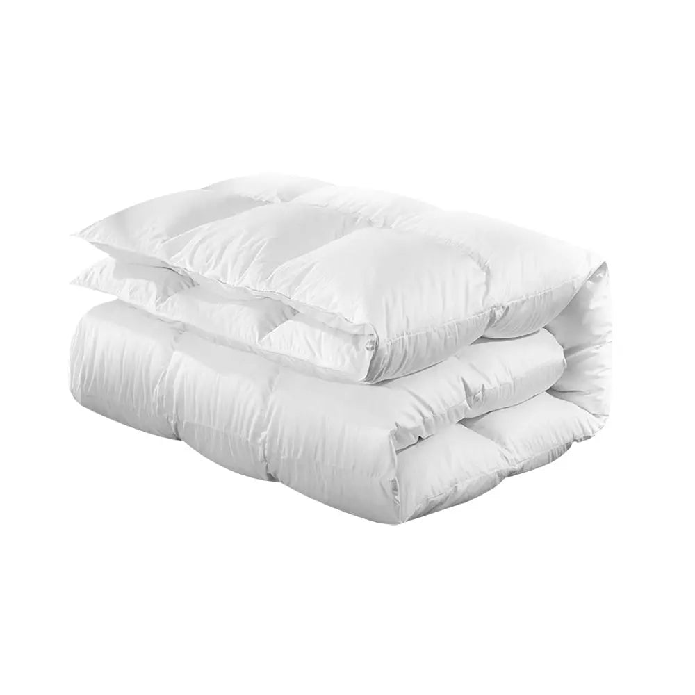 Giselle Bedding Duck Down Feather Quilt 500GSM King Size from Deals499 at Deals499