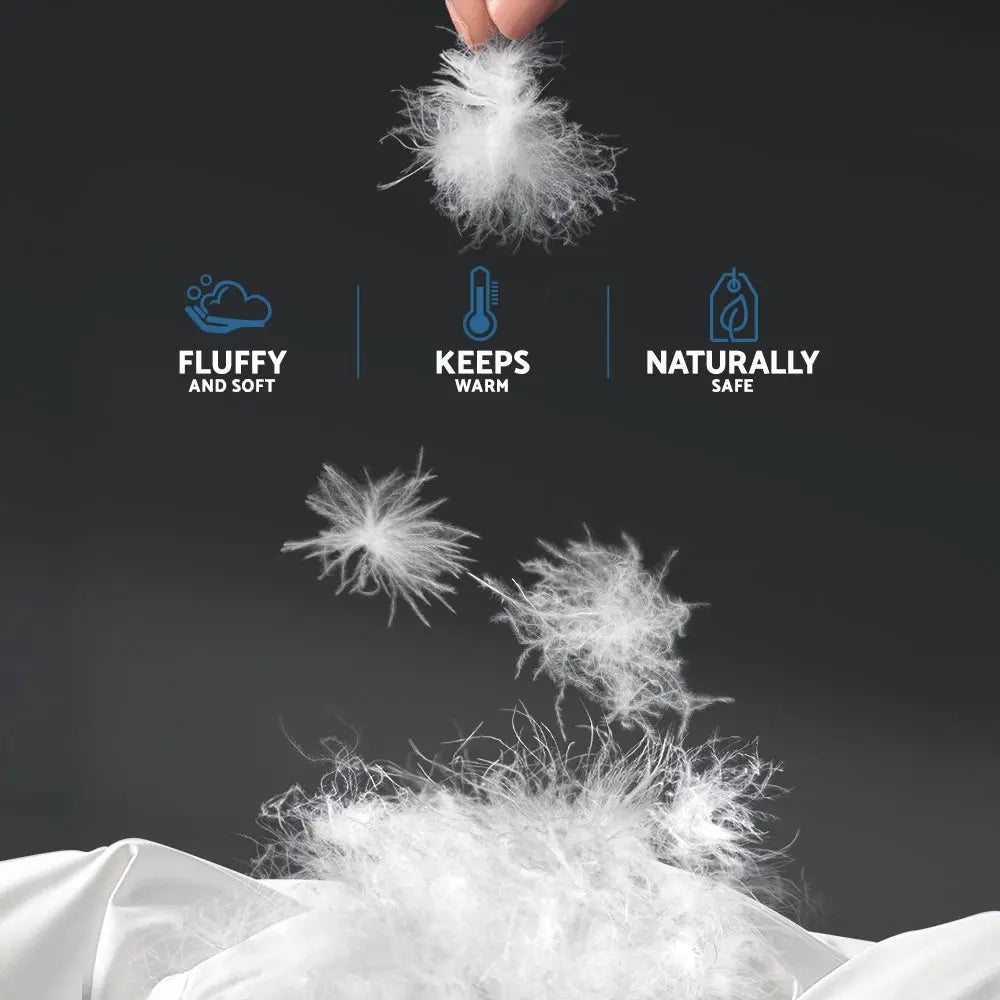Giselle Bedding Duck Down Feather Quilt 500GSM King Size from Deals499 at Deals499