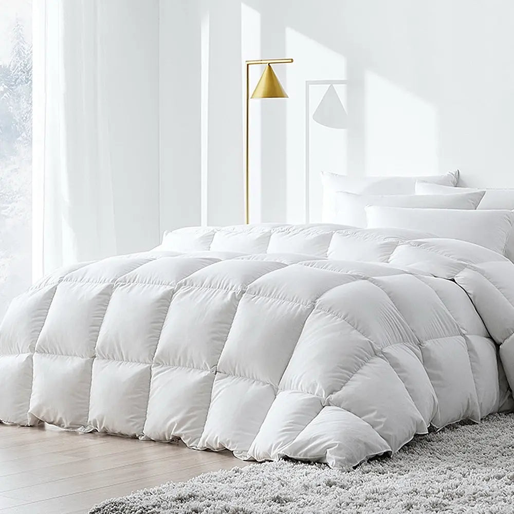 Giselle Bedding Duck Down Feather Quilt 500GSM King Size from Deals499 at Deals499