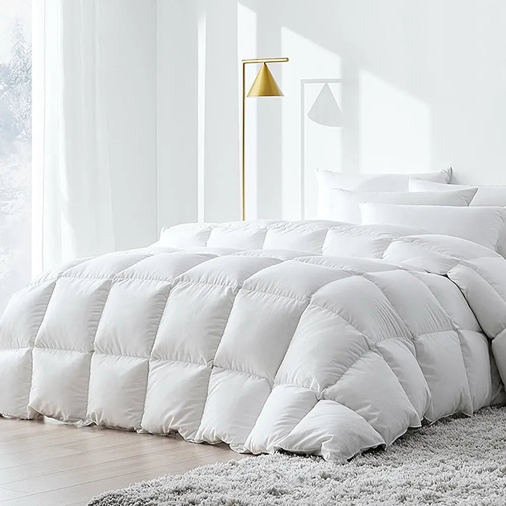 Giselle Bedding Duck Down Feather Quilt 500GSM Queen Size from Deals499 at Deals499