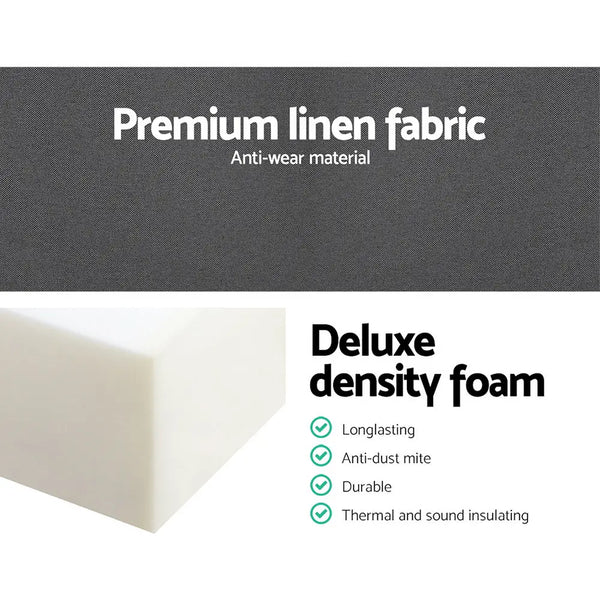 Giselle Bedding Foldable Mattress Folding Foam Bed Single Grey from Deals499 at Deals499