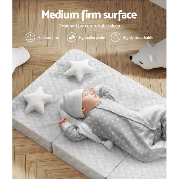 Giselle Bedding Foldable Mattress Folding Foam Cot Bed White from Deals499 at Deals499
