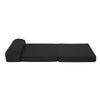Giselle Bedding Folding Foam Mattress Portable Single Sofa Bed Mat Air Mesh Fabric Black Giselle