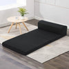 Giselle Bedding Folding Foam Mattress Portable Single Sofa Bed Mat Air Mesh Fabric Black Giselle