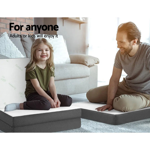 Giselle Bedding Folding Foam Portable Mattress Bamboo Fabric Giselle
