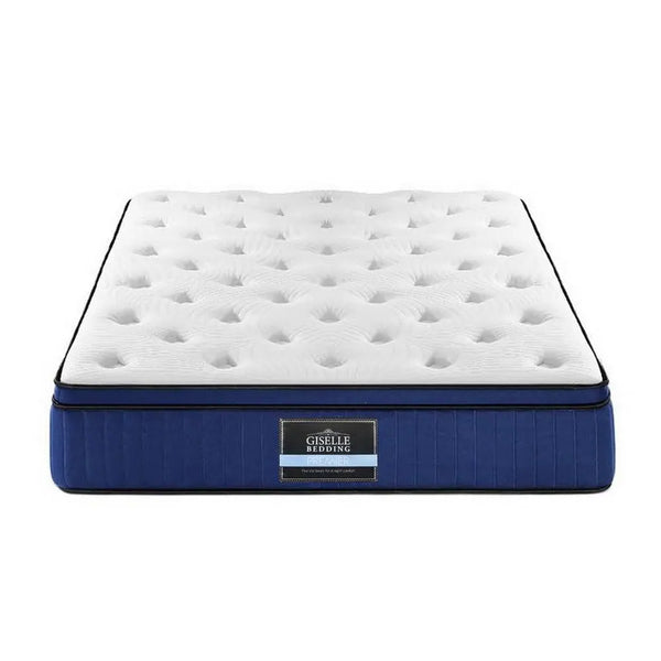 Giselle Bedding Franky Euro Top Cool Gel Pocket Spring Mattress 34cm Thick Double Giselle