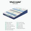 Giselle Bedding Franky Euro Top Cool Gel Pocket Spring Mattress 34cm Thick Double Giselle
