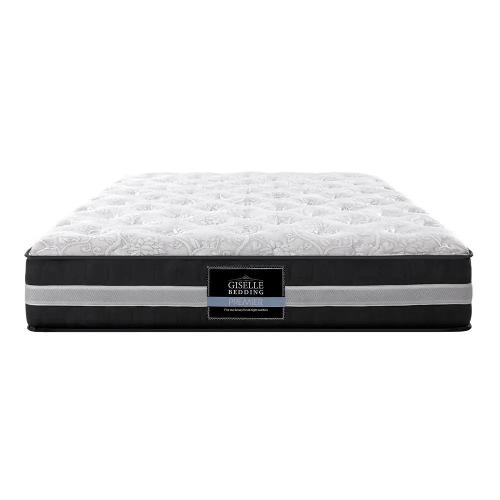 Giselle Bedding Lotus Tight Top Pocket Spring Mattress 30cm Thick King Giselle