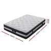 Giselle Bedding Lotus Tight Top Pocket Spring Mattress 30cm Thick Queen Giselle