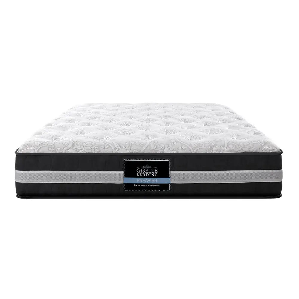 Giselle Bedding Lotus Tight Top Pocket Spring Mattress 30cm Thick Queen Giselle