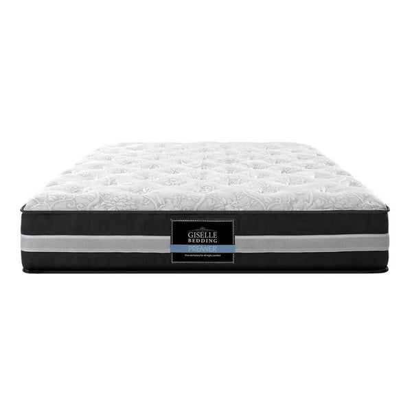 Giselle Bedding Lotus Tight Top Pocket Spring Mattress 30cm Thick Queen Giselle