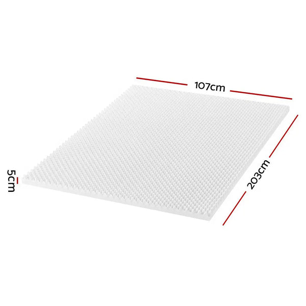 Giselle Bedding Mattress Topper Egg Crate Foam Toppers Bed Protector Underlay KS from Deals499 at Deals499