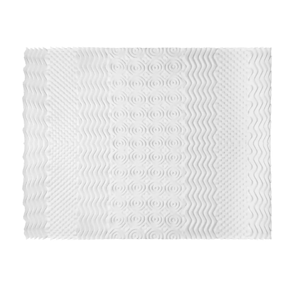 Giselle Bedding Memory Foam Mattress Topper 7-Zone Airflow Pad 8cm Queen White from Deals499 at Deals499