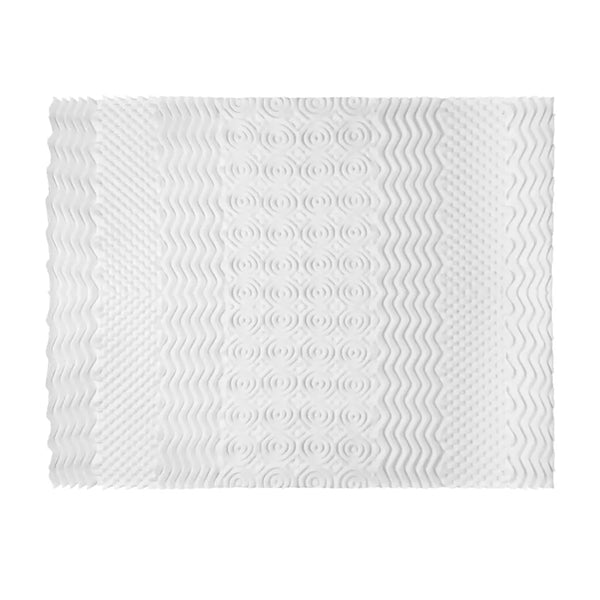Giselle Bedding Memory Foam Mattress Topper 7-Zone Airflow Pad 8cm Queen White from Deals499 at Deals499