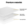 Giselle Bedding Memory Foam Mattress Topper 7-Zone Airflow Pad 8cm Single White from Deals499 at Deals499