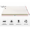 Giselle Bedding Memory Foam Mattress Topper w/Cover 8cm - Single Giselle